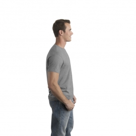 Hanes 4980 Nano-T Cotton T-Shirt - Light Steel