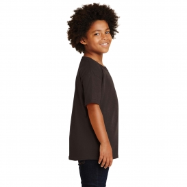 Gildan 5000B Youth Heavy 100% Cotton T-Shirt - Dark Chocolate