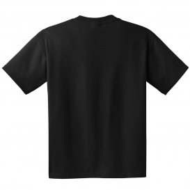 Hanes 5190 Beefy-T Cotton T-Shirt with Pocket - Black | FullSource.com