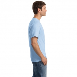 Hanes 5280 ComfortSoft Heavyweight Cotton T-Shirt - Light Blue