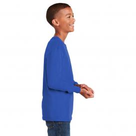 Gildan 5400B Youth Heavy Cotton Long Sleeve T-Shirt - Royal