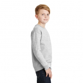 Jerzees 562B Youth NuBlend Crewneck Sweatshirt - Ash