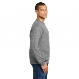 JERZEES Felpa Girocollo Uomo NuBlend – Modello 562M, Cotone Morbido, Taglie USA, Per Stampa E Personalizzazione