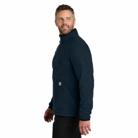Carhartt CT106417 Textured 1/2-Zip Fleece Jacket - Navy