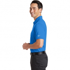 Nike 746099 Dri-FIT Solid Icon Pique Polo - Light Photo Blue