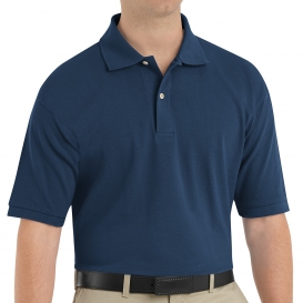 Red Kap 7701 Men\'s Basic Pique Polo - Pocketless - Navy