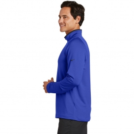 Nike 779795 Dri-FIT Stretch 1/2-Zip Cover-Up - Deep Royal Blue/Black