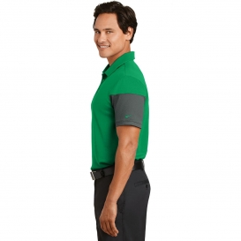 Nike 779802 Dri-FIT Sleeve Colorblock Polo - Pine Green/Anthracite