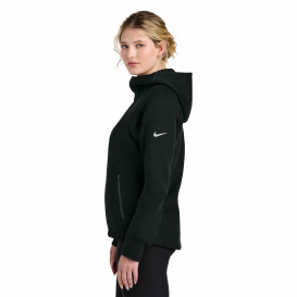 Nike NKFQ4798 Ladies Tech Fleece Full-Zip Hoodie - Black