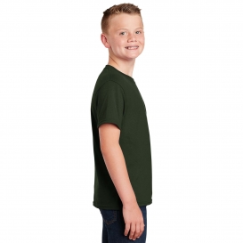 Gildan 8000B Youth DryBlend T-Shirt - Forest