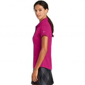Nike 811807 Ladies Dri-FIT Smooth Performance Polo - Sport Fuchsia