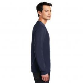 Gildan 8400 DryBlend Long Sleeve T-Shirt - Navy | Full Source