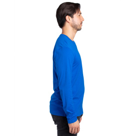 Threadfast 100LS Unisex Ultimate CVC Long-Sleeve T-Shirt - Royal