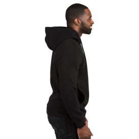 Threadfast 320H Unisex Ultimate Fleece Pullover Hooded Sweatshirt - Black