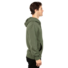 Threadfast 320Z Unisex Triblend Full-Zip Light Hoodie - Army