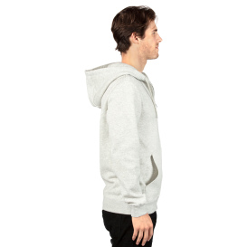 Threadfast 320Z Unisex Triblend Full-Zip Light Hoodie - Oatmeal Heather