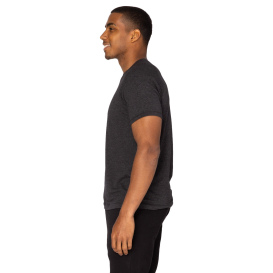 Threadfast 382R Unisex Impact Raglan T-Shirt - Black Heather
