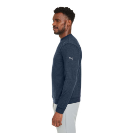 PUMA Golf 531279 Cloudspun Crewneck Sweatshirt - Navy Blazer
