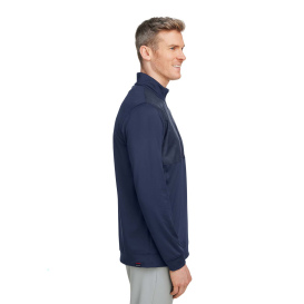 PUMA Golf 537472 Volition Camo Cover Quarter-Zip - Navy Blazer/Ski Patrol