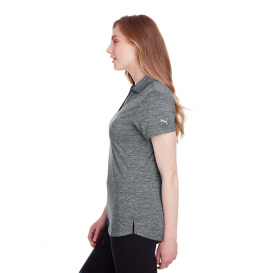 PUMA Golf 596802 Ladies Icon Heather Polo - Quiet Shade