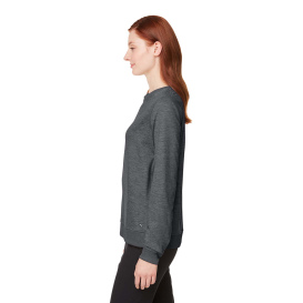 PUMA Golf 599267 Ladies Cloudspun Crewneck Sweatshirt - Puma Black Heather