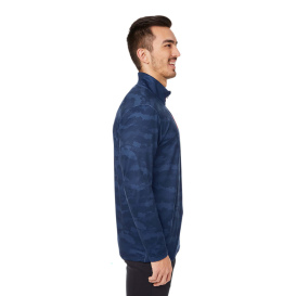 PUMA Golf 599440 Volition Flanked Quarter-Zip - Navy Blazer