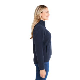 PUMA Golf 626904 Ladies Charley Fleece Full-Zip - Deep Navy