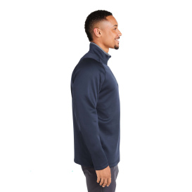 PUMA Golf 631105 Waffle Fleece Quarter-Zip - Deep Navy