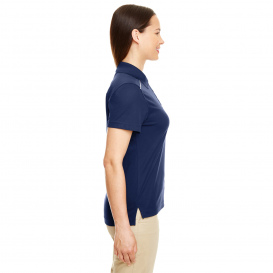 Core 365 78181R Ladies Radiant Performance Pique Polo with Reflective Piping - Classic Navy