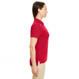 Core 365 78181R Ladies Radiant Performance Pique Polo with Reflective Piping - Classic Red