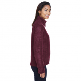 Core 365 78190 Ladies Journey Fleece Jacket - Burgundy
