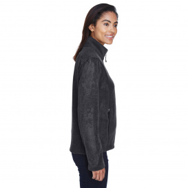 Core 365 78190 Ladies Journey Fleece Jacket - Heather Charcoal