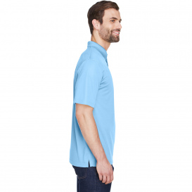 UltraClub 8210 Men\'s Cool & Dry Mesh Pique Polo - Columbia Blue
