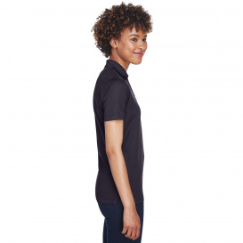 UltraClub 8210L Ladies Cool & Dry Mesh Pique Polo - Black