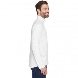 UltraClub 8230 Men\'s Cool & Dry Sport Quarter-Zip Pullover - White