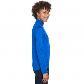 UltraClub 8230L Ladies Cool & Dry Sport Quarter-Zip Pullover - Kyanos Blue