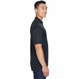UltraClub 8405T Men\'s Tall Cool & Dry Sport Polo - Black