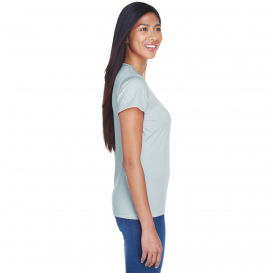 UltraClub 8420L Ladies Cool & Dry Performance Interlock T-Shirt - Grey
