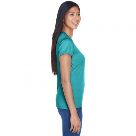 UltraClub 8420L Ladies Cool & Dry Performance Interlock T-Shirt - Jade