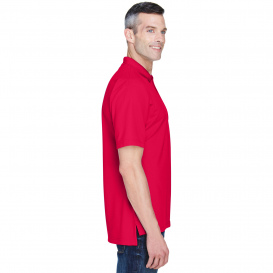 UltraClub 8445 Men\'s Cool & Dry Stain-Release Performance Polo - Red