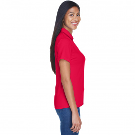 UltraClub 8445L Ladies Cool & Dry Stain-Release Performance Polo - Red