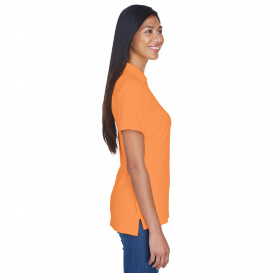 UltraClub 8530 Ladies Classic Pique Polo - Tangerine