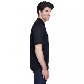 UltraClub 8535 Men\'s Classic Pique Polo - Black