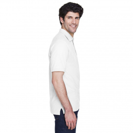 UltraClub 8535 Men\'s Classic Pique Polo - White