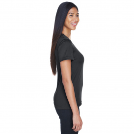 UltraClub 8620L Ladies Cool & Dry Basic Performance T-Shirt - Black