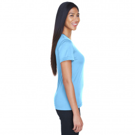 UltraClub 8620L Ladies Cool & Dry Basic Performance T-Shirt - Columbia Blue