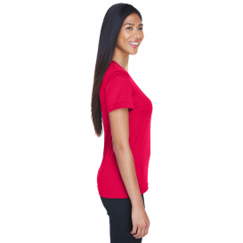 UltraClub 8620L Ladies Cool & Dry Basic Performance T-Shirt - Red