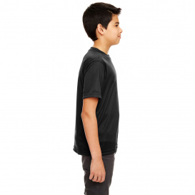 UltraClub 8620Y Youth Cool & Dry Basic Performance T-Shirt - Black