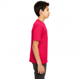 UltraClub 8620Y Youth Cool & Dry Basic Performance T-Shirt - Red