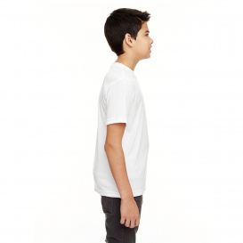 UltraClub 8620Y Youth Cool & Dry Basic Performance T-Shirt - White